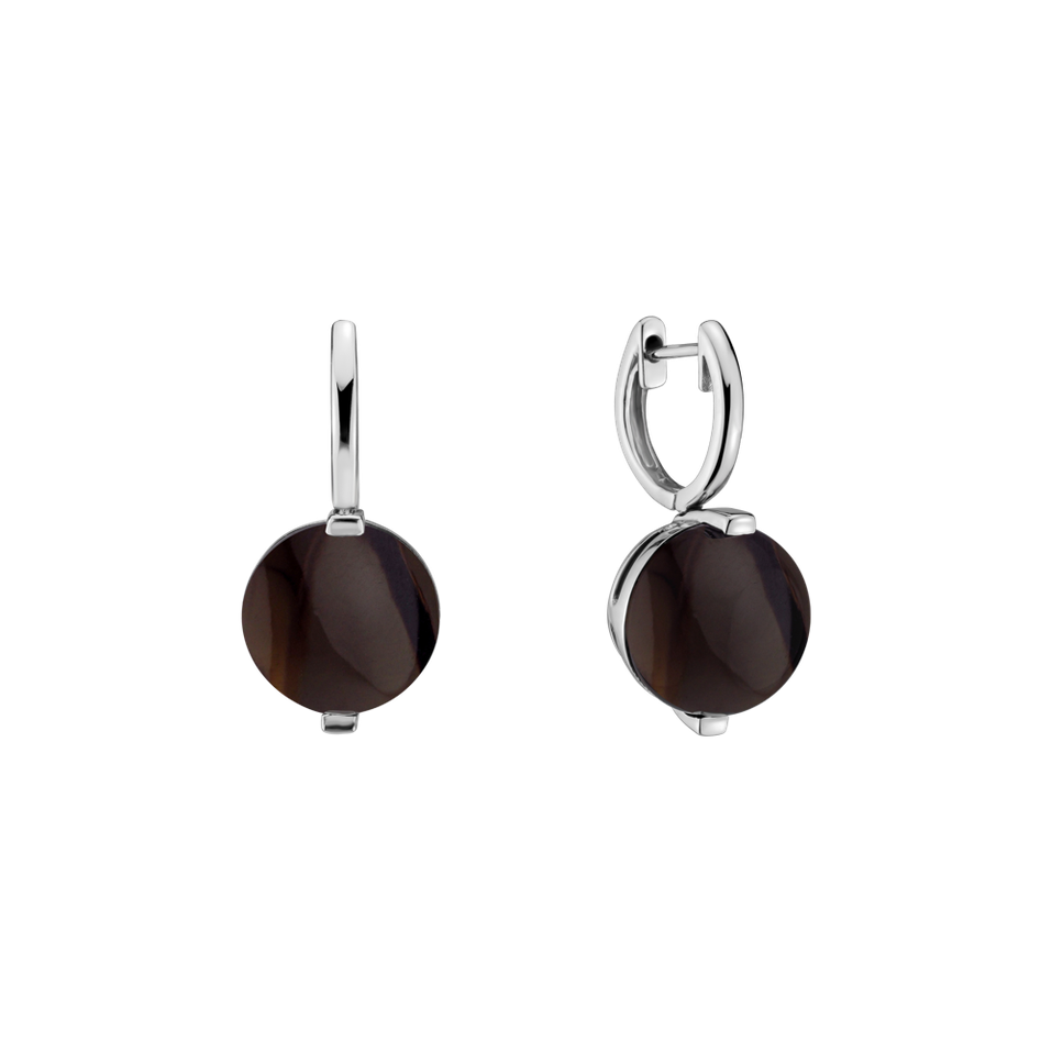 Náušnice s quartzem Space Signature