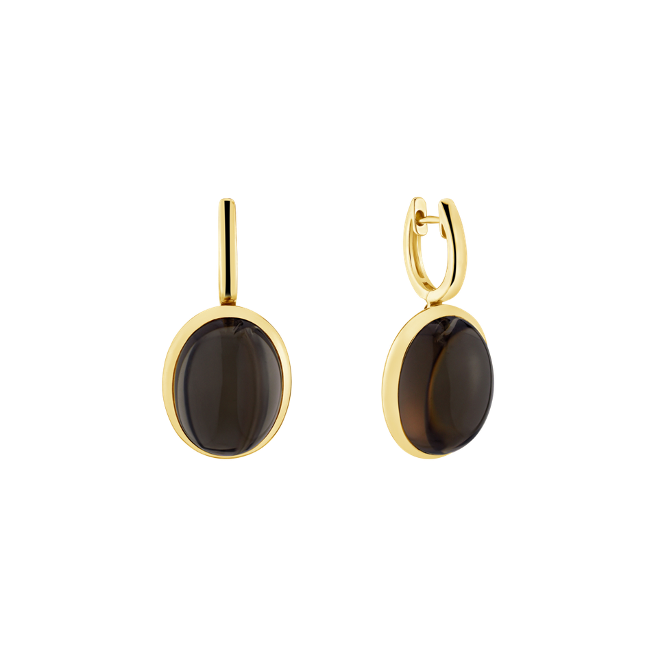 Náušnice s quartzem Miracle Cosmos