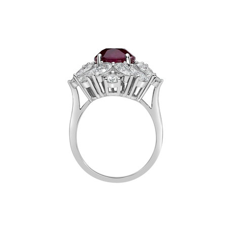 Prsten s rubínem a diamanty Ruby Queen