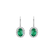Náušnice s diamanty a smaragdem Imperial Allegory5