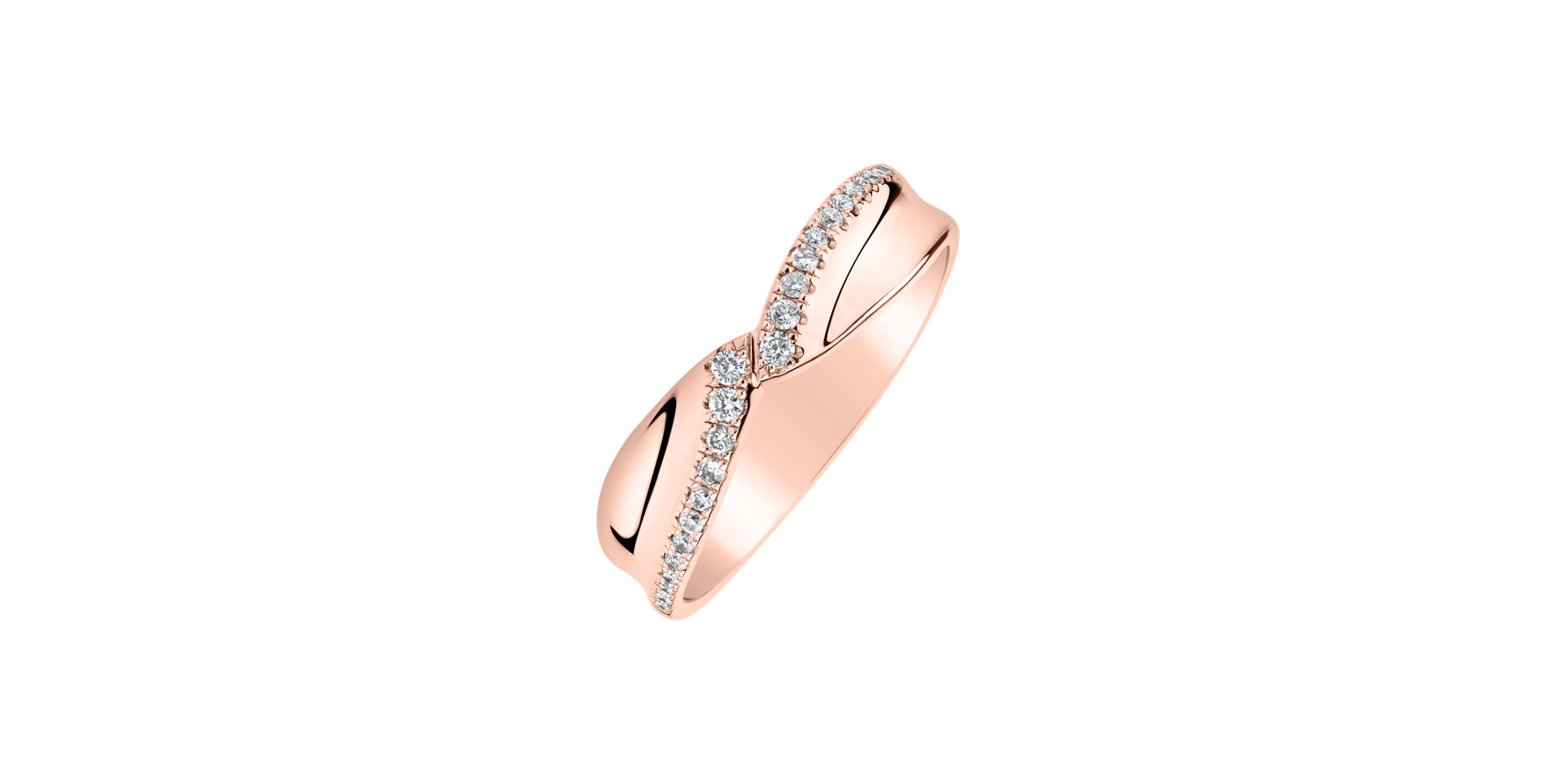 Prsten s diamanty Eternal Embrace