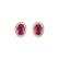 Náušnice s diamanty a rubínem Witching Allegory4