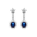 Náušnice s safírem a diamanty Stellar Diana5
