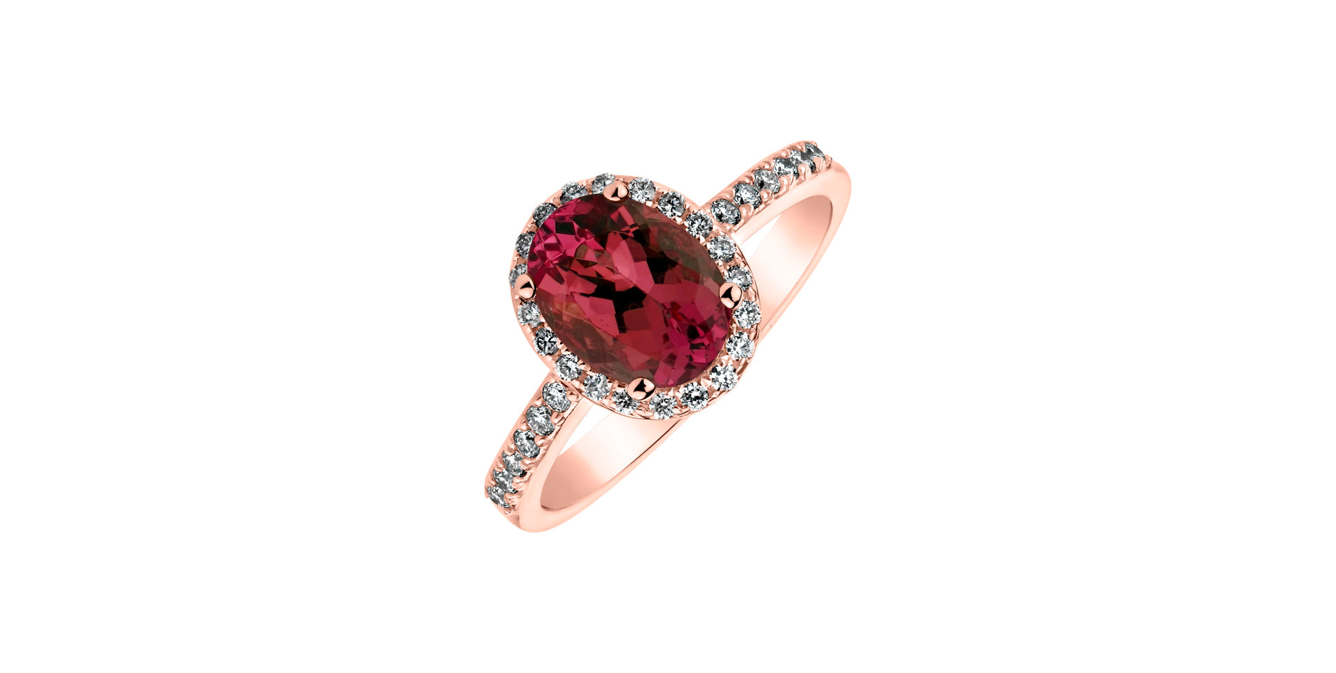 Prsten s rubínem a diamanty Princess Desperation