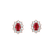Náušnice s rubínem a diamanty Princess Joy5