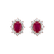 Náušnice s rubínem a diamanty Mary Magdalene5