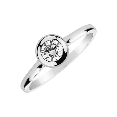 Prsten s diamantem Classy Dot