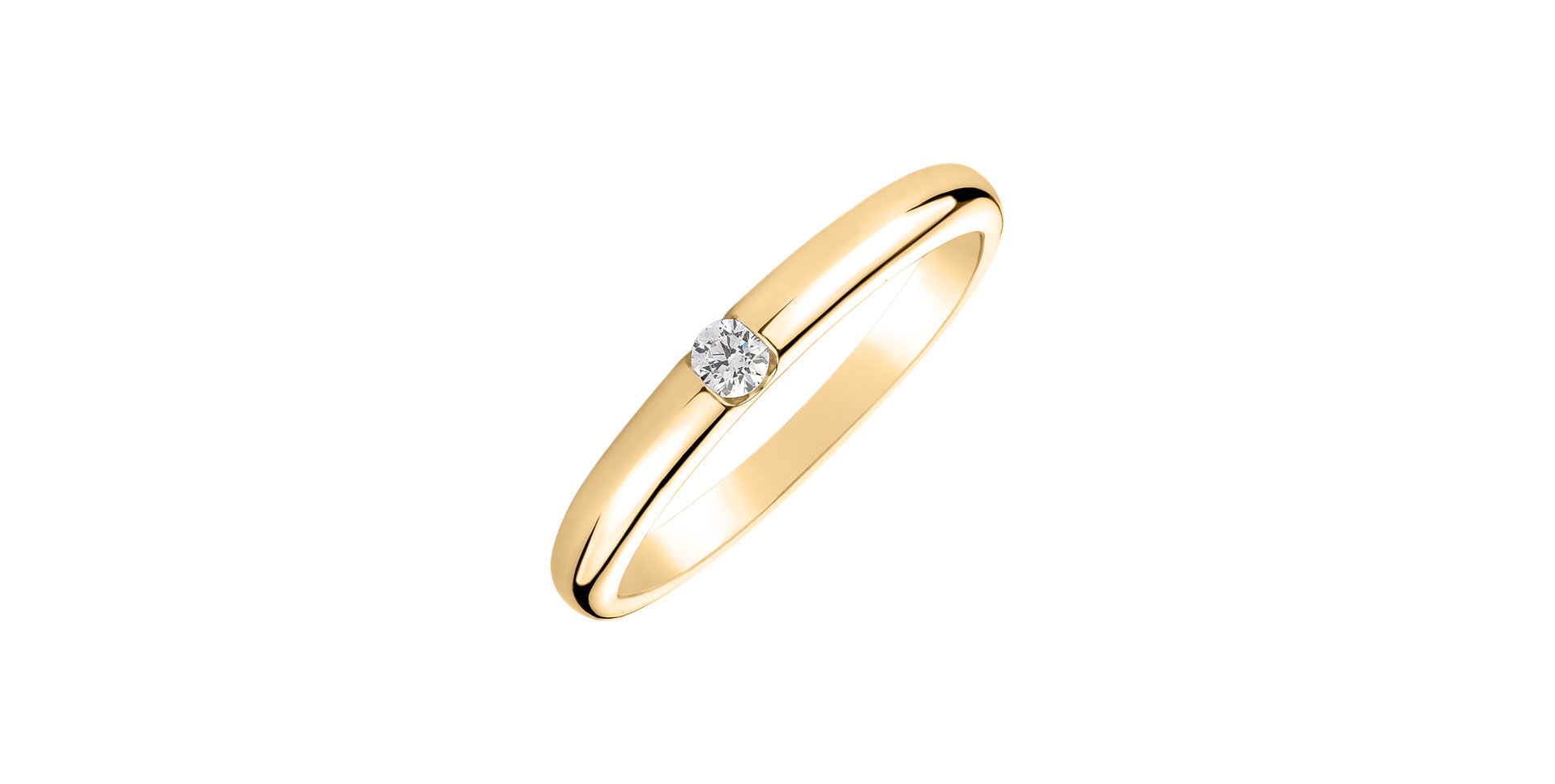 Prsten s diamantem Tender Love