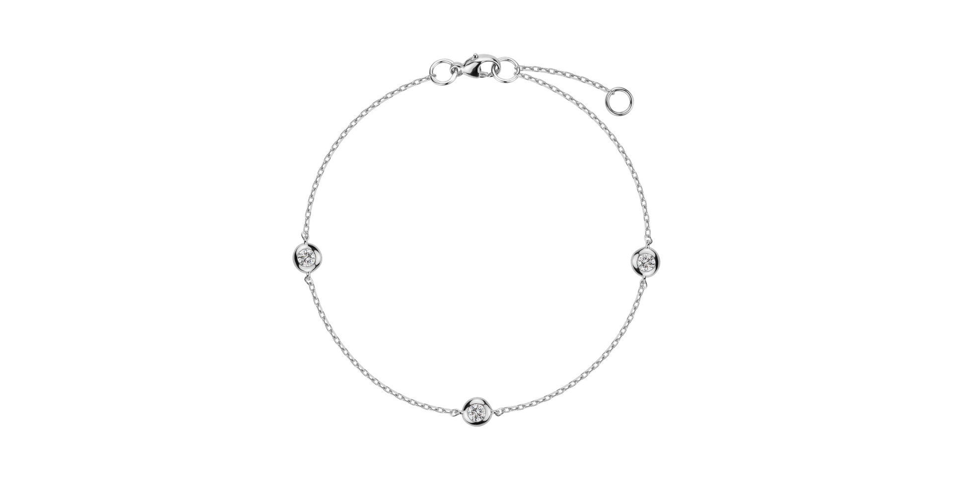 Náramek s diamanty Sparkling Dot