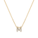 Náhrdelník s diamanty Glittering Letter M4