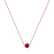 Náhrdelník s rubínem Essential Drop4