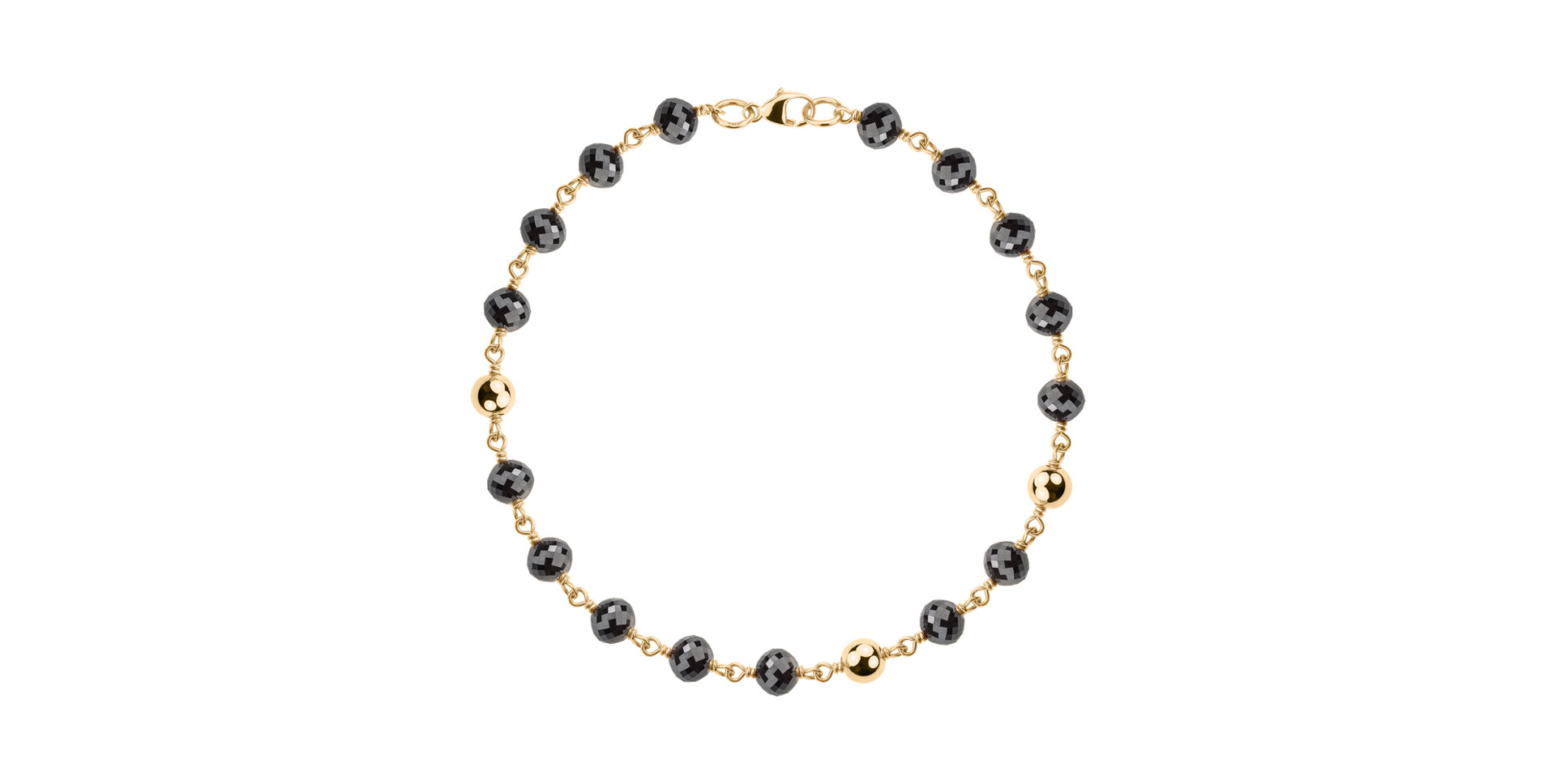 Náramek s černými diamanty Donatella