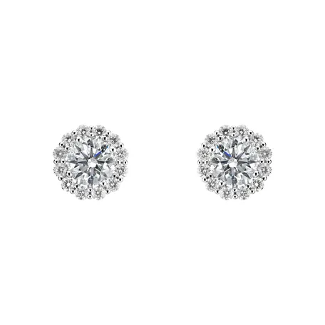 Náušnice s diamanty Bloom Spark