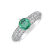 Prsten s diamanty a smaragdem Proud Desire4