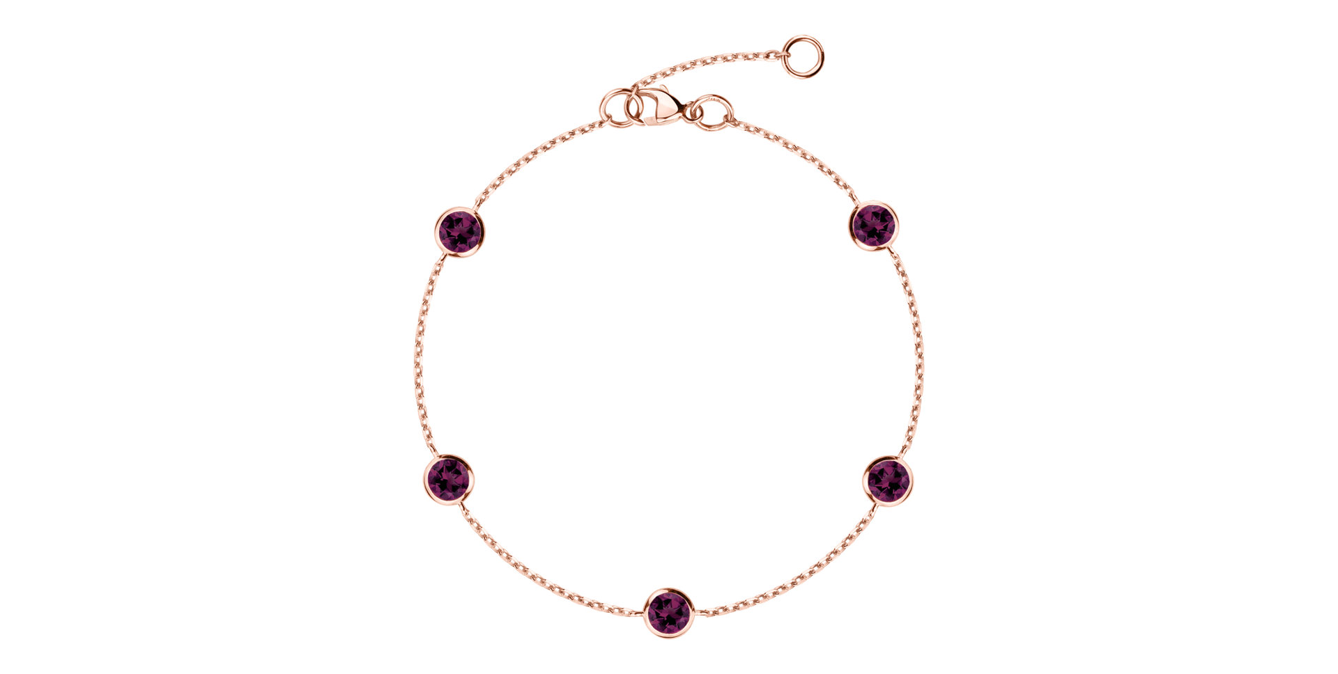 Náramek s Rhodolite Roggeveen