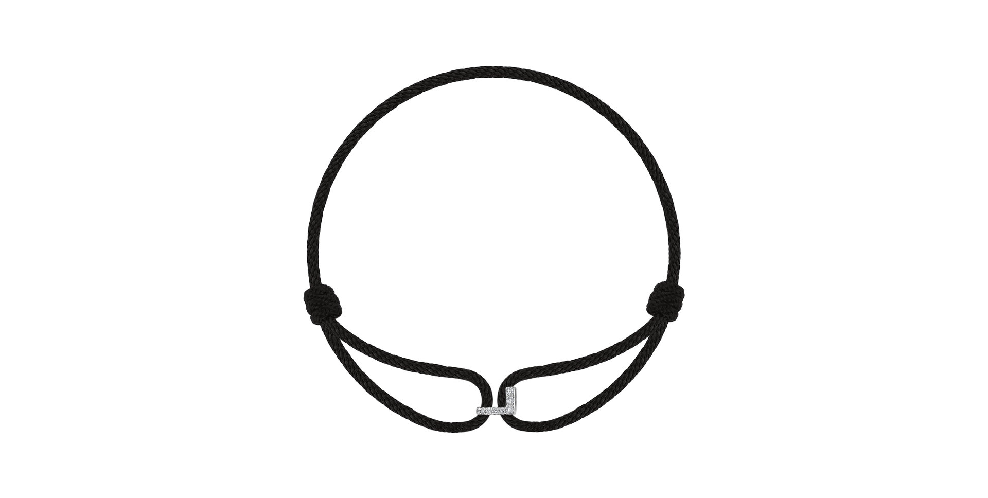 Náramek s diamanty Alphabet Delight