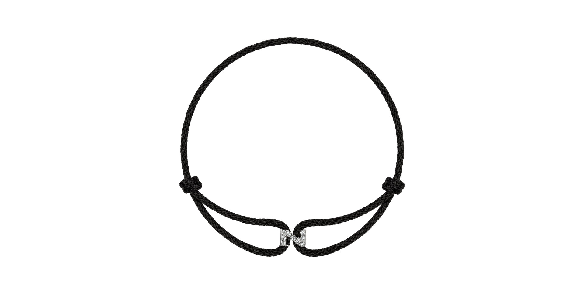 Náramek s diamanty Alphabet Delight