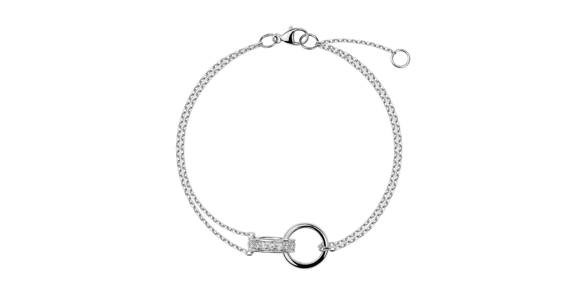 Náramek s diamanty Harmonic Bond