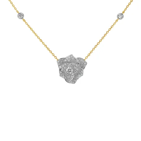 Náhrdelník s diamanty Infinity Rose
