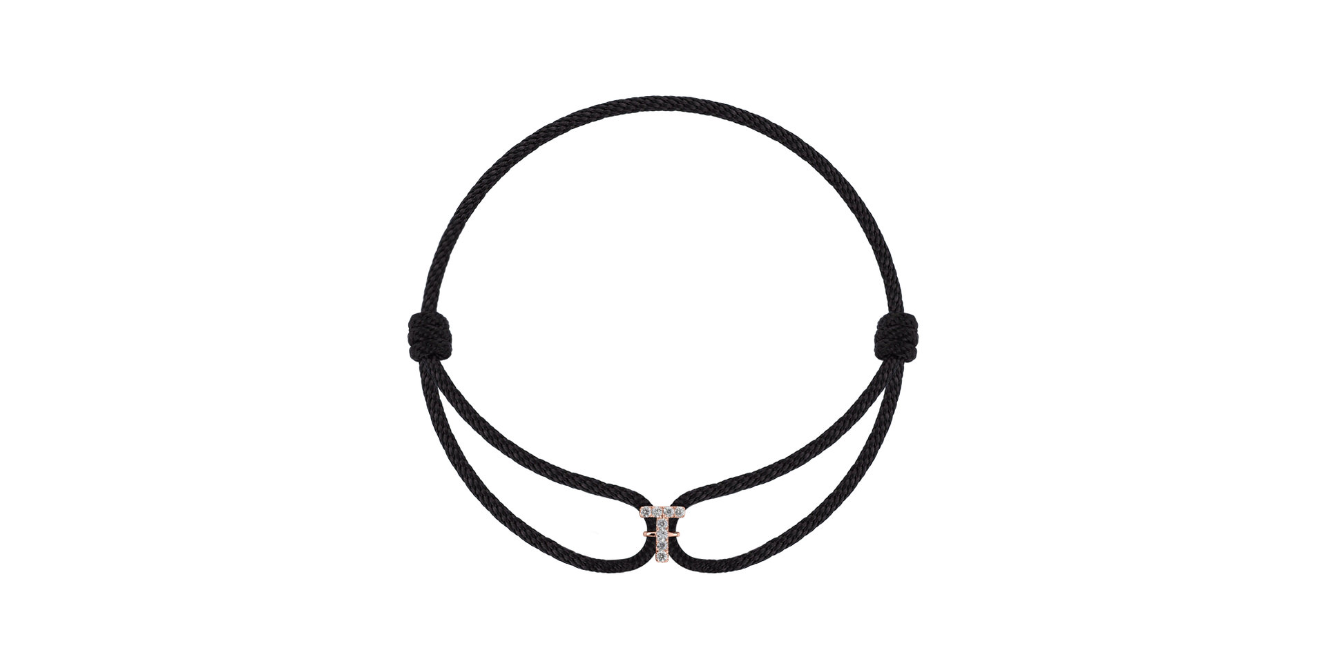 Náramek s diamanty Miracle Alphabet