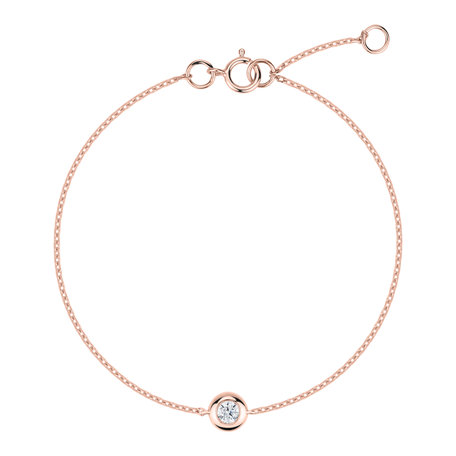 Náramek s diamantem Sparkling Dot