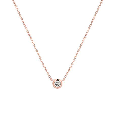 Náhrdelník s diamantem Sparkling Drop