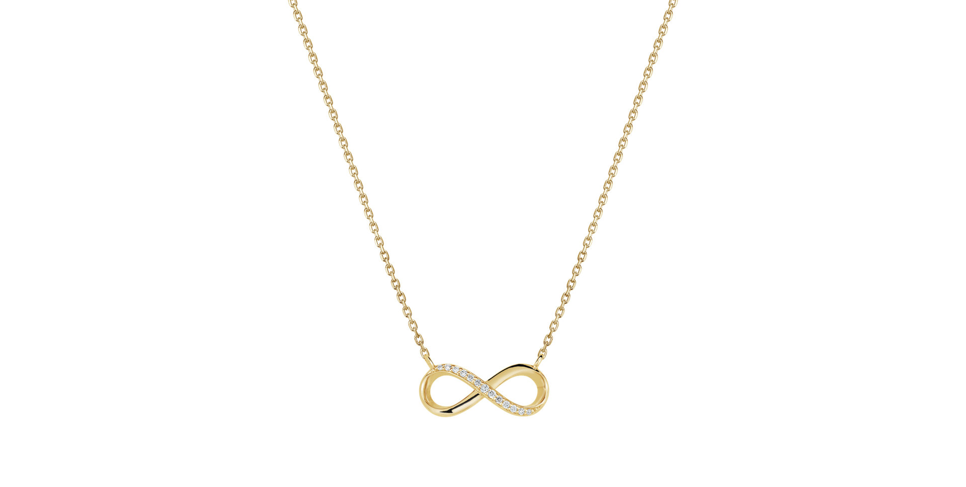 Náhrdelník s diamanty Forever and Ever