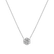 Náhrdelník 14kt bílé zlato s diamantem Shiny Flower4