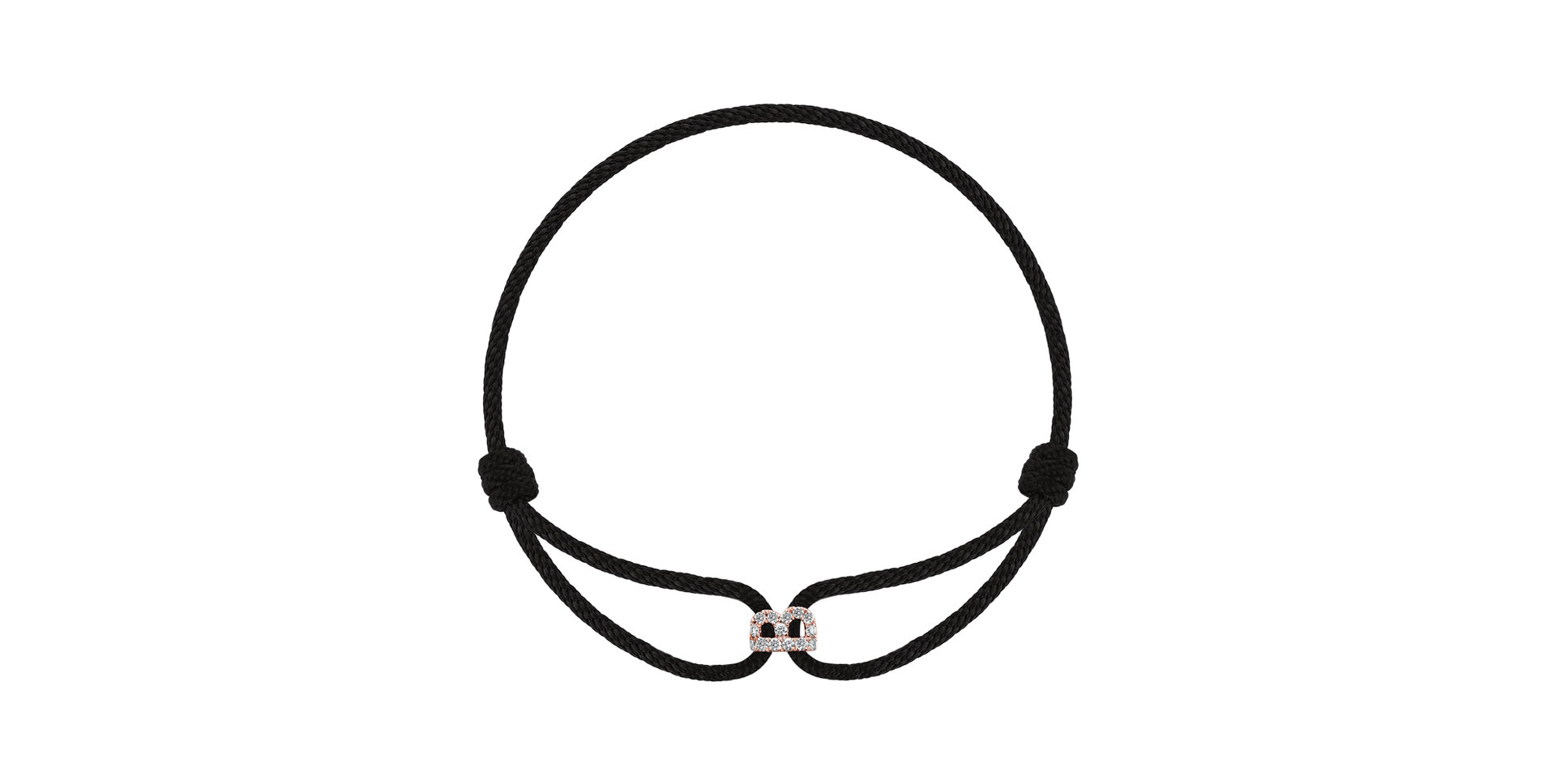 Náramek s diamanty Alphabet Delight