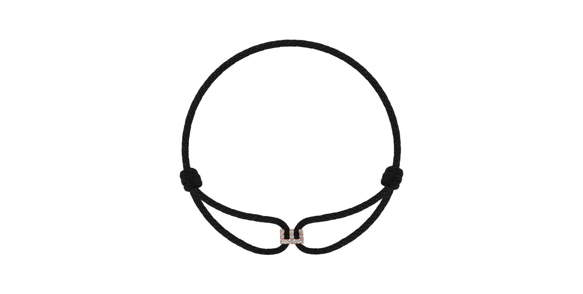 Náramek s diamanty Alphabet Delight