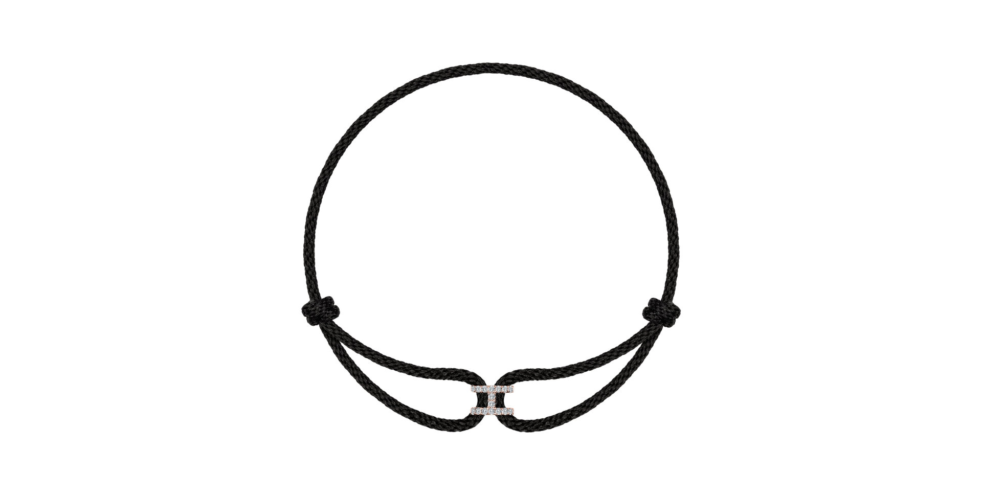 Náramek s diamanty Alphabet Delight