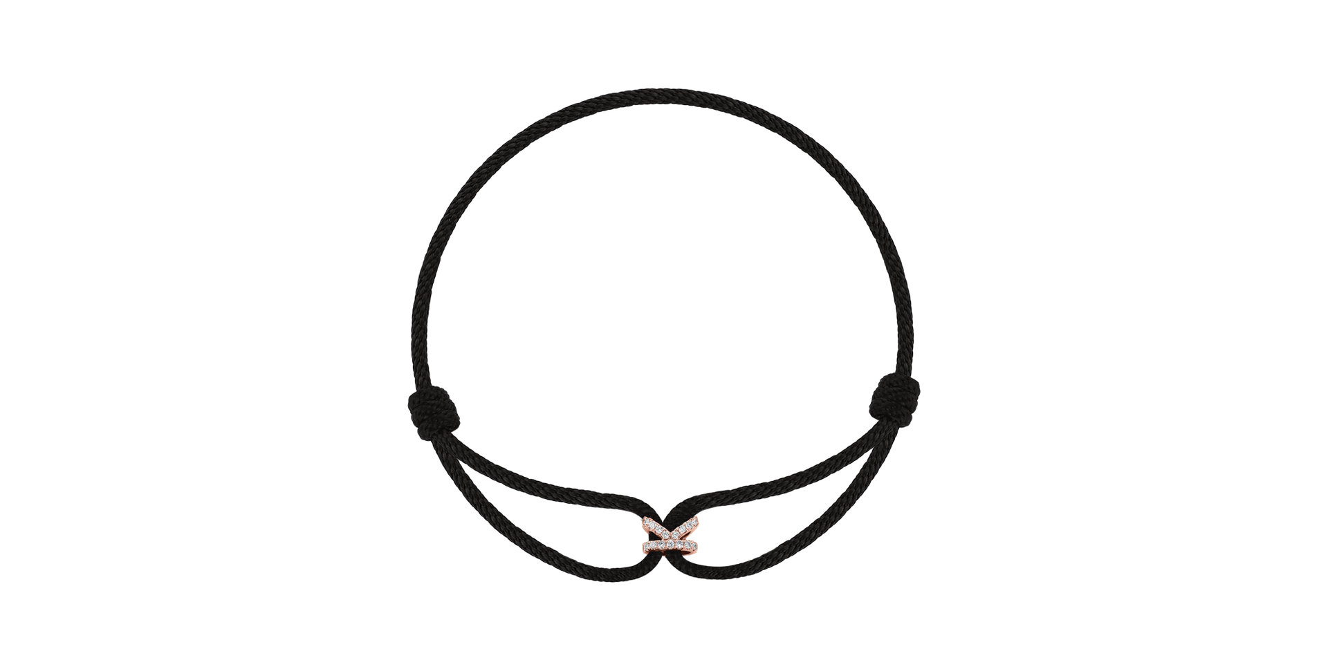 Náramek s diamanty Alphabet Delight