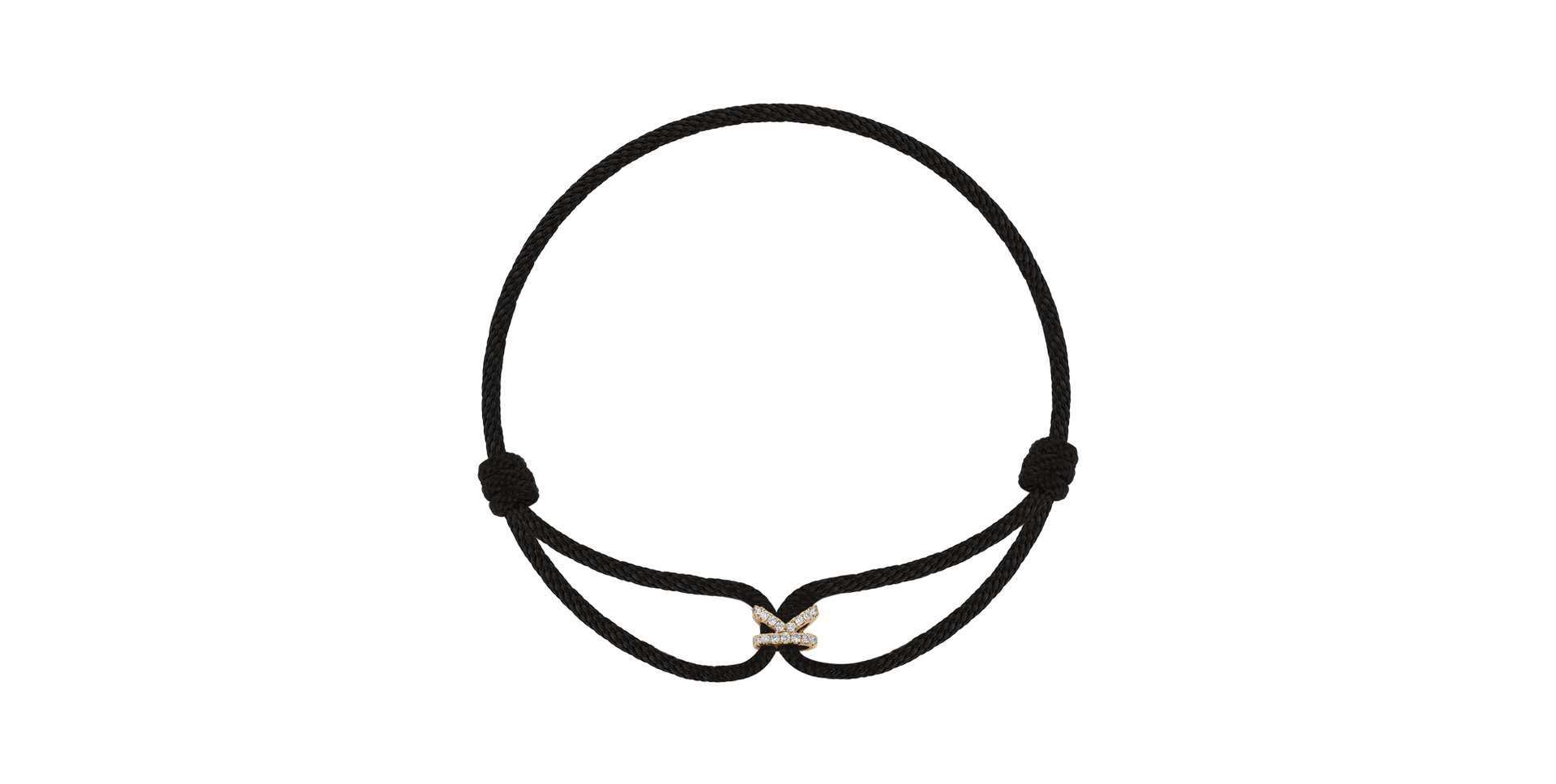 Náramek s diamanty Alphabet Delight