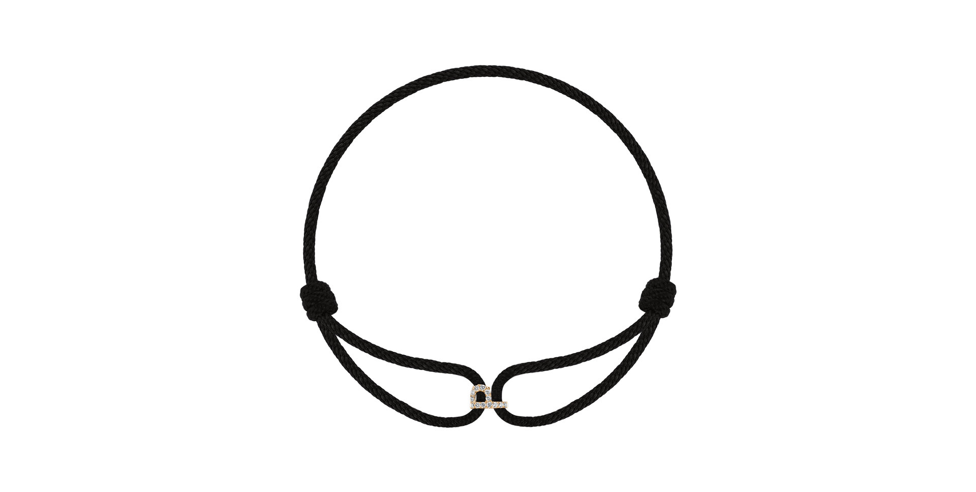 Náramek s diamanty Alphabet Delight