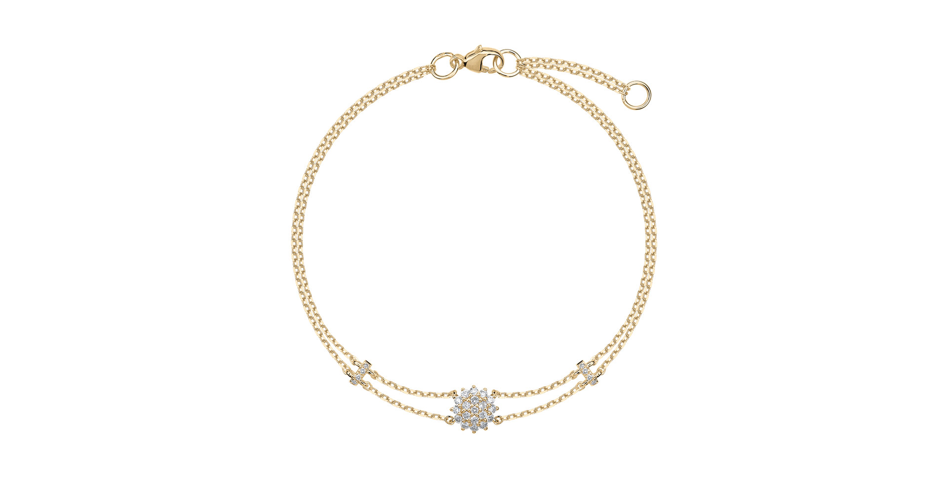 Náramek s diamanty Sunny Delight