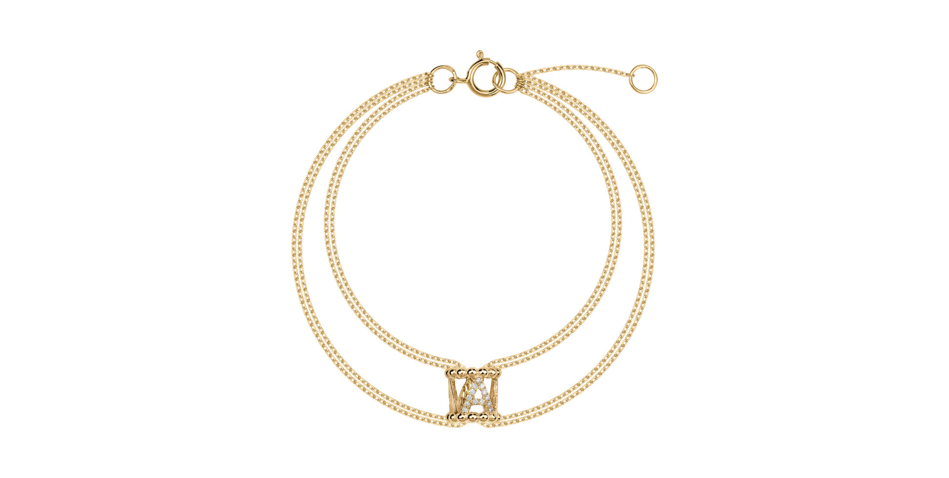 Náramek s diamanty Destri