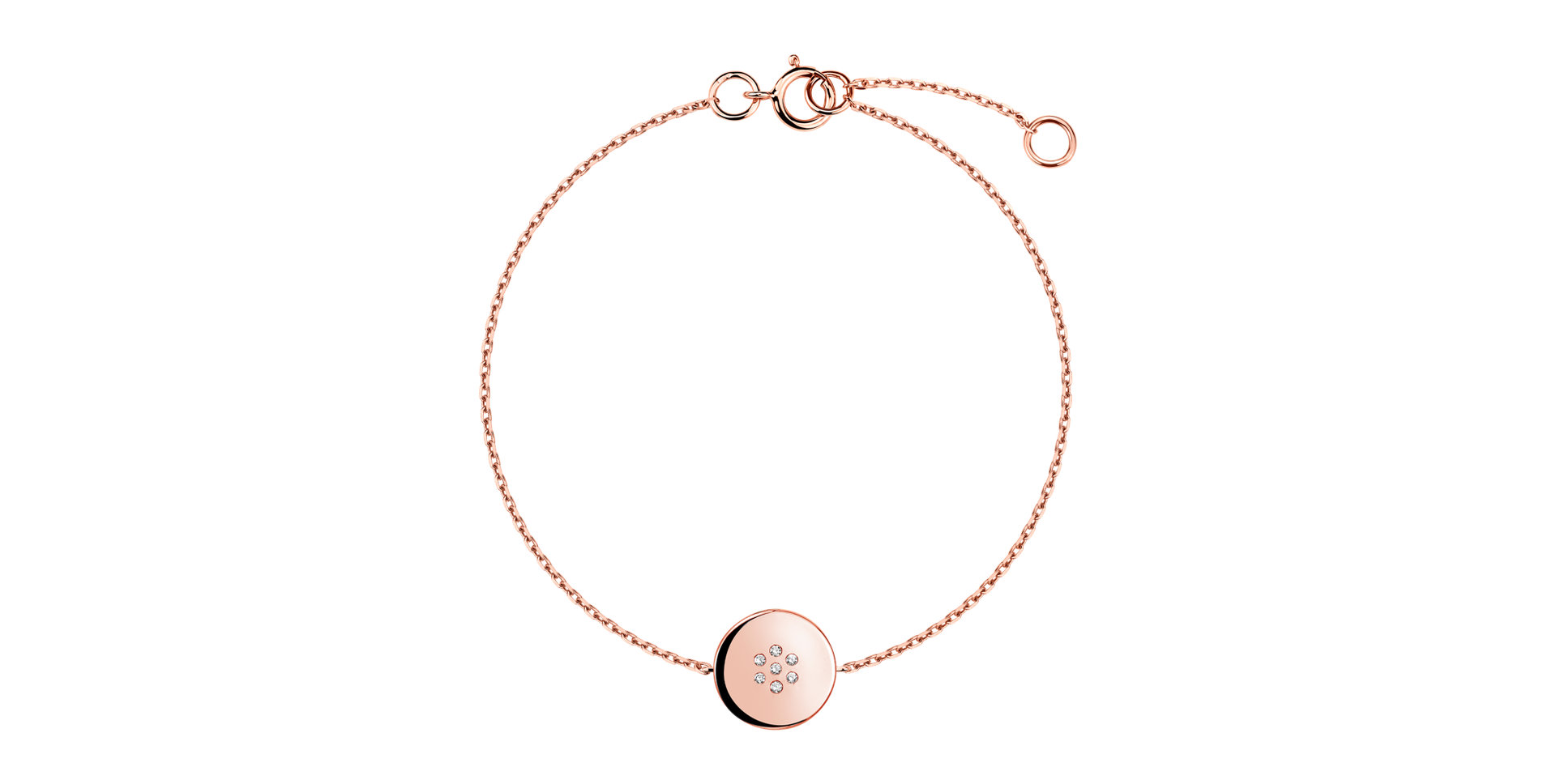 Náramek s diamanty Simple Charm