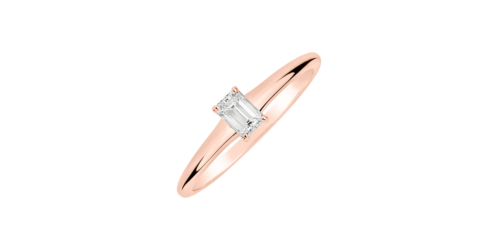 Prsten s diamantem Gentle Delight