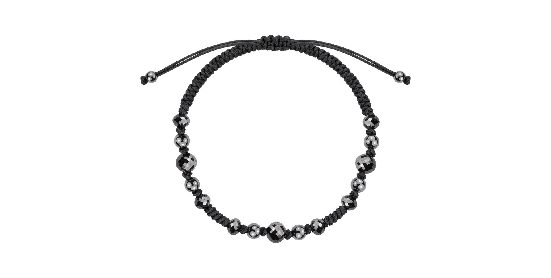 Náramek s černými diamanty Morrigan
