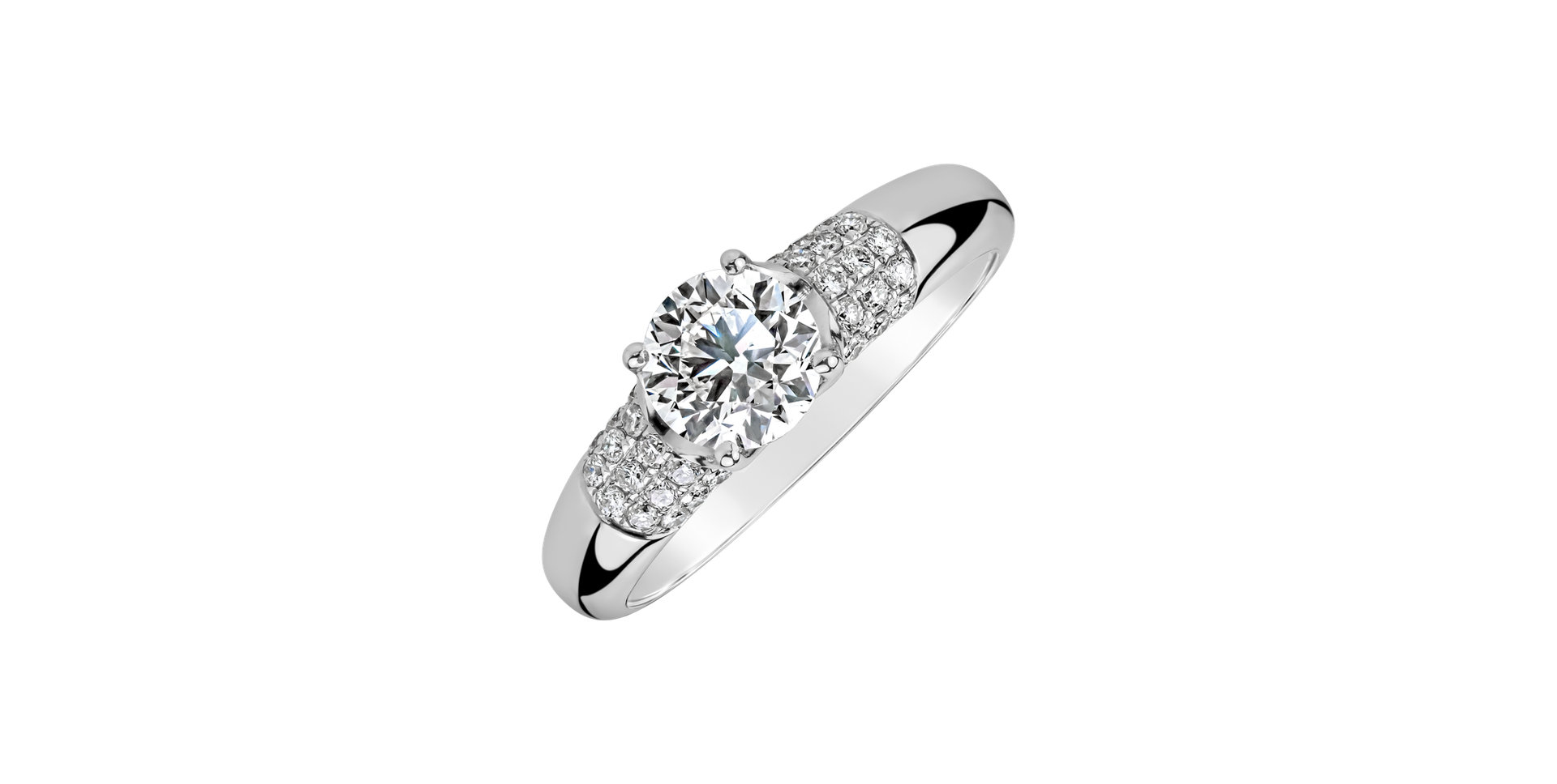 Prsten s diamanty The Icy Miracle