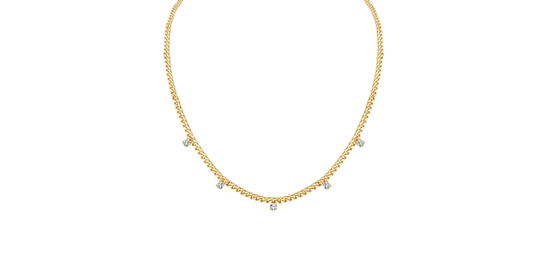 Náhrdelník s diamanty Weight of Wealth