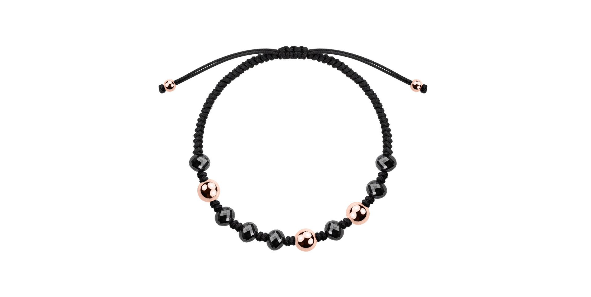 Náramek s černými diamanty Caligo