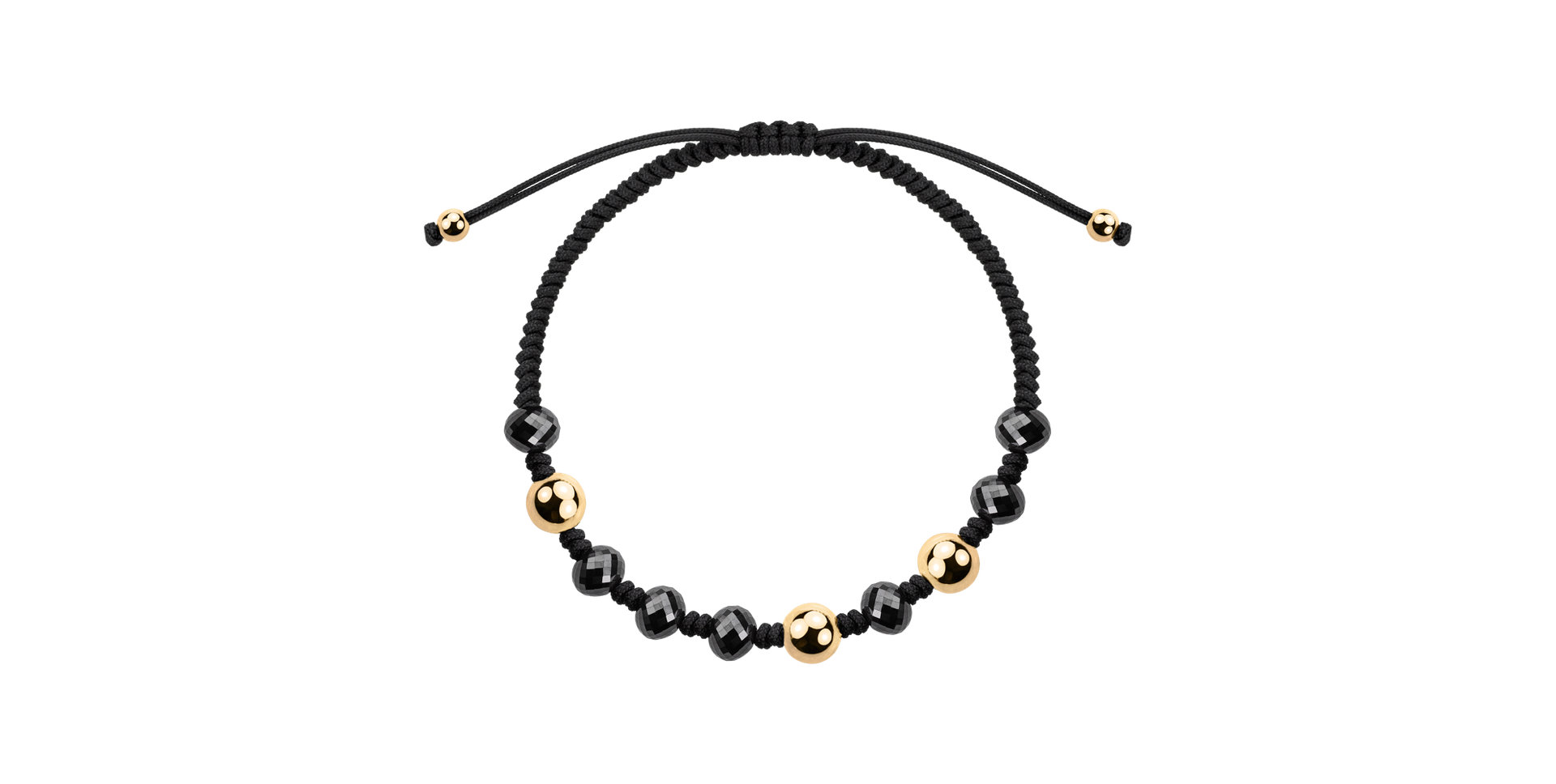Náramek s černými diamanty Caligo