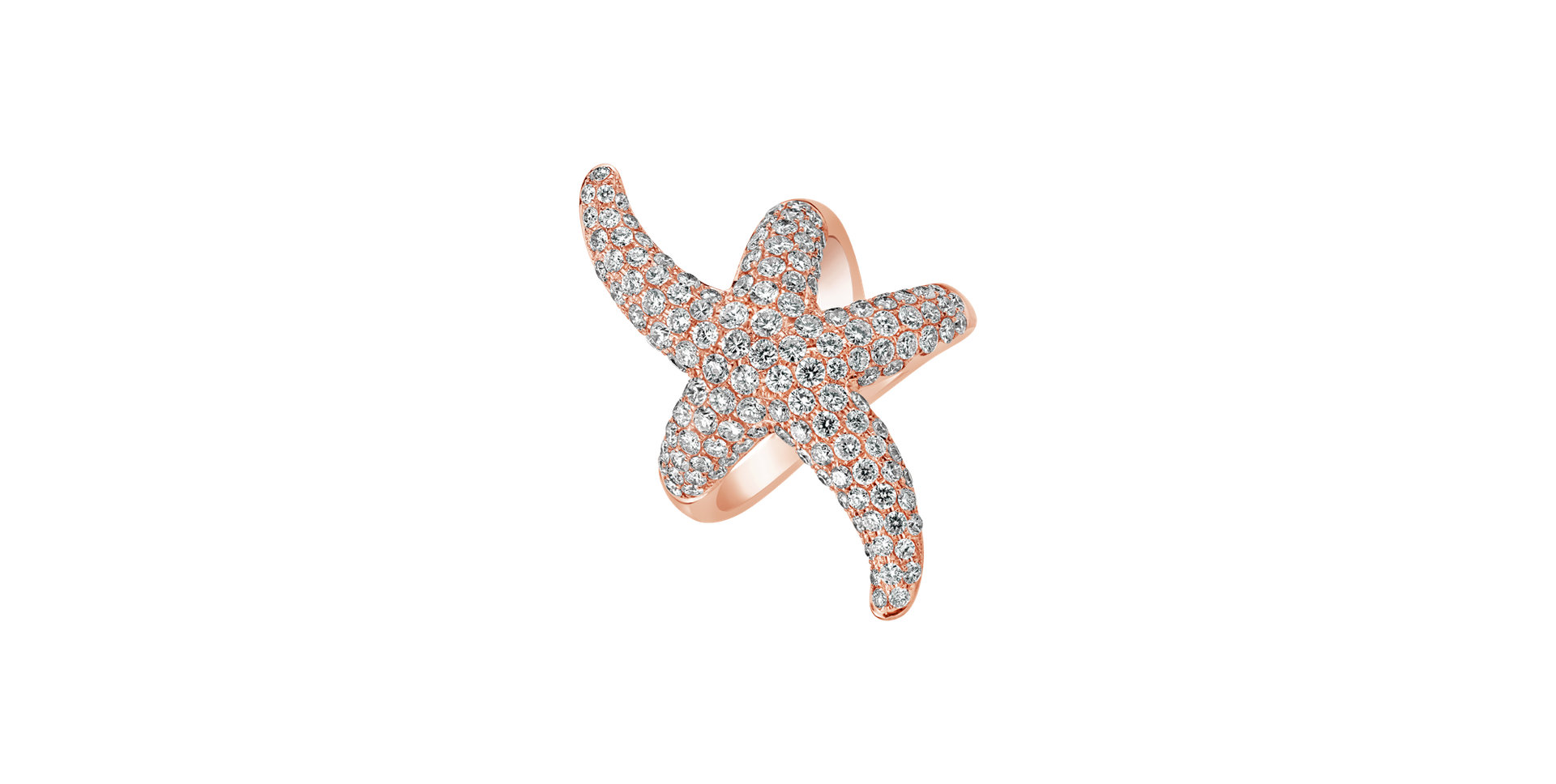 Prsten s diamanty Mermaid's Star