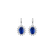 Náušnice s diamanty a safírem Princess Sparkle4