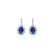 Náušnice s diamanty a tanzanitem Princess Sparkle4