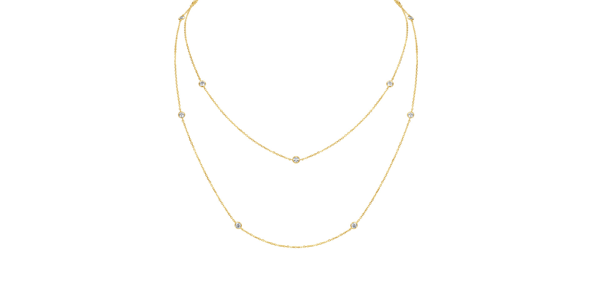 Náhrdelník s diamanty Sweet Dots