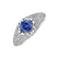 Prsten s diamanty a tanzanitem Deluxe Quatrefoil3