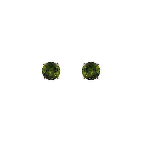 Náušnice s turmalínem Orbs