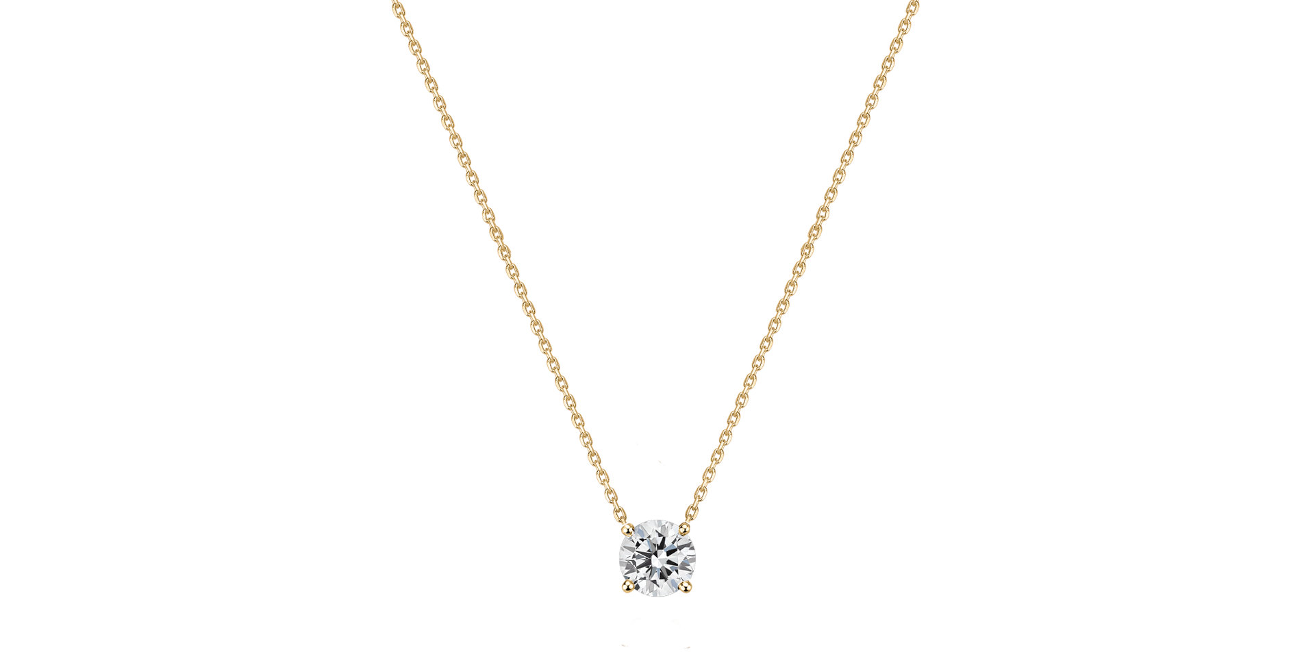 Náhrdelník s diamantem Pure Light